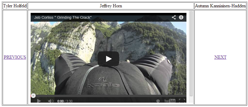 Image of an example of an A4 page:  Jeff's page in the class ring!