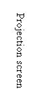Text Box: Projection screen