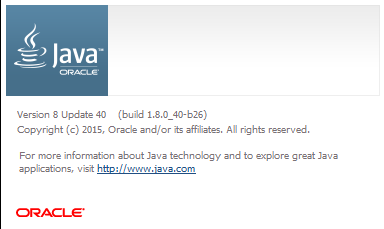 my java version 